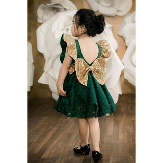 Đầm kim sa bé gái