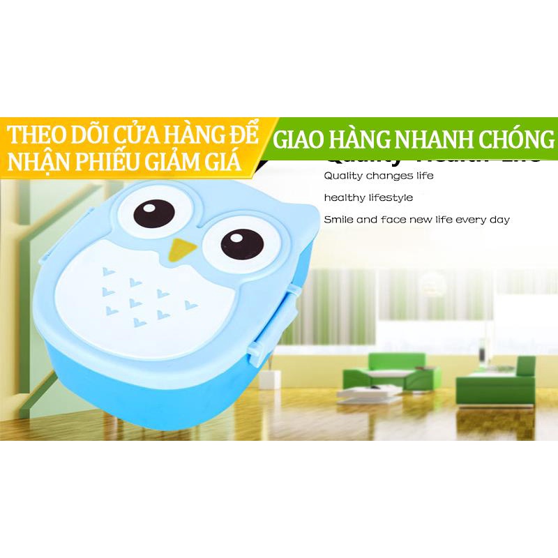 ▥Phim hoạt hình dễ thương Hộp ăn trưa Thức ăn PP Bảo quản bằng nhựa