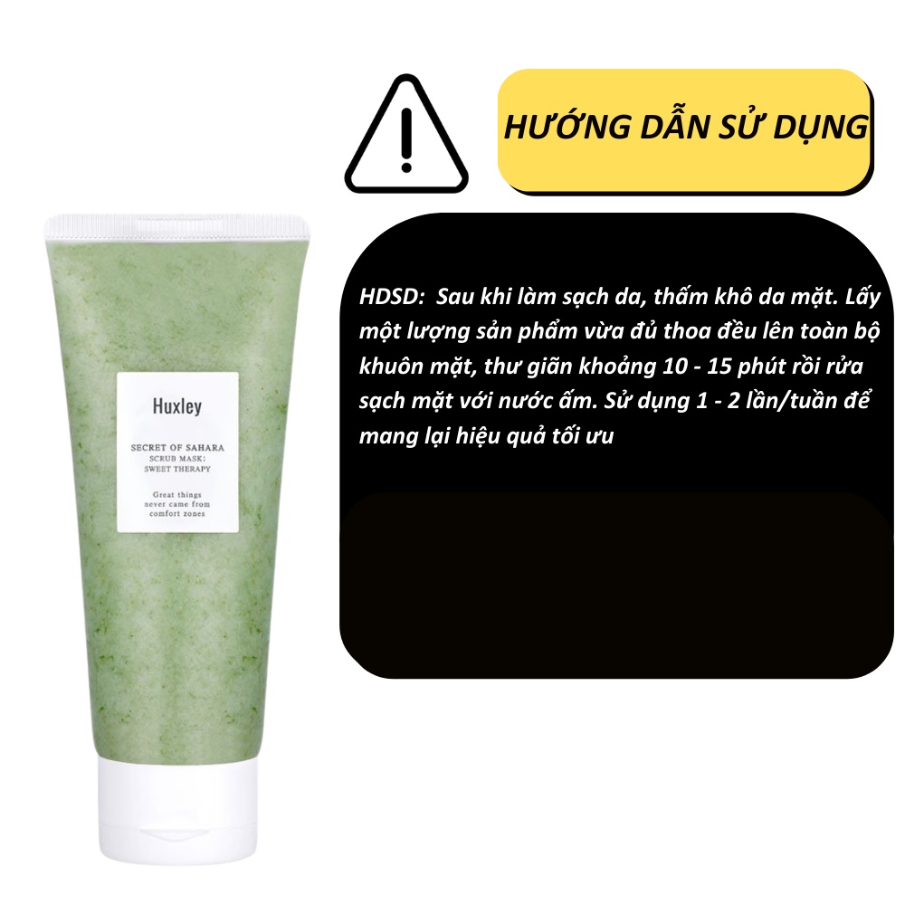 Tẩy tế bào chết Huxley Scrub Mask Dịu Nhẹ Cho Da Nhạy Cảm