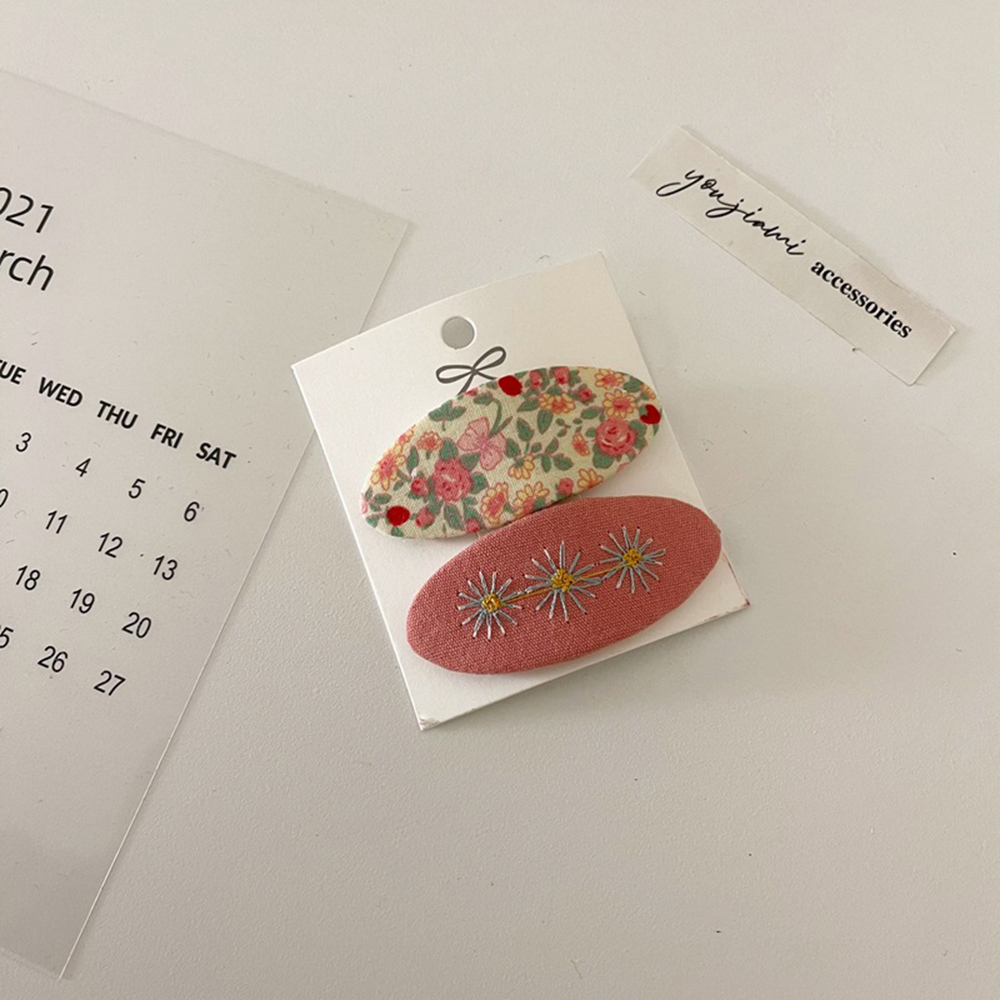 [Hàng Mới Về] Kẹp Tóc Hình Hoa Nhiều Màu Sắc Dễ Thương