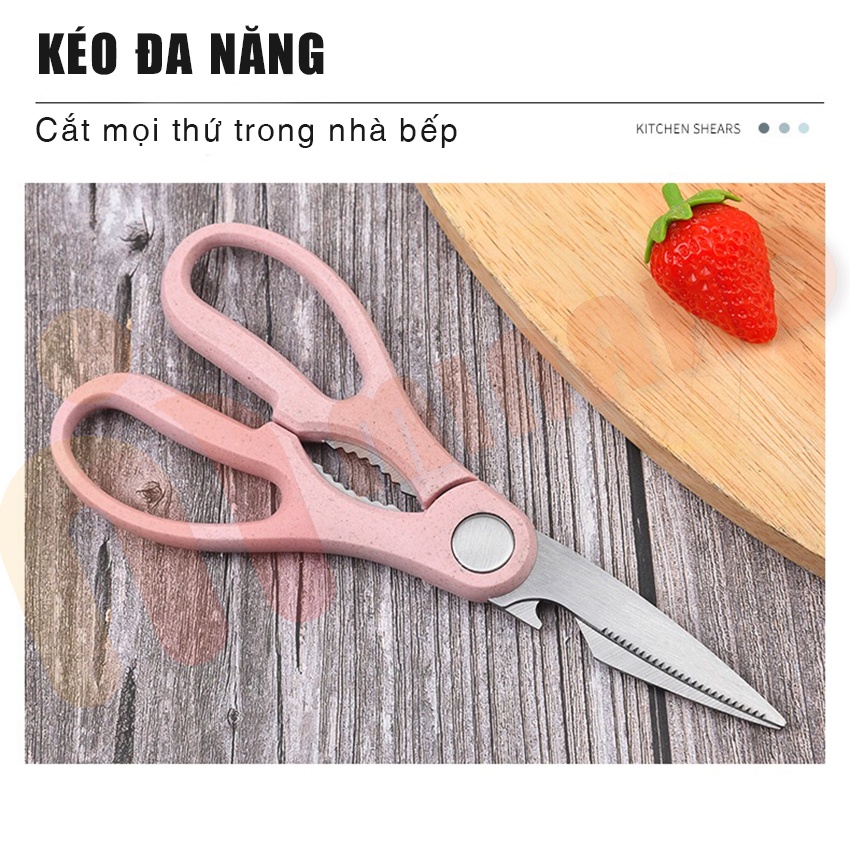 Bộ Dao Lúa Mạch Cao Cấp Kháng Khuẩn Minaho - Bộ Dao 6 Món Trong Nhà Bếp
