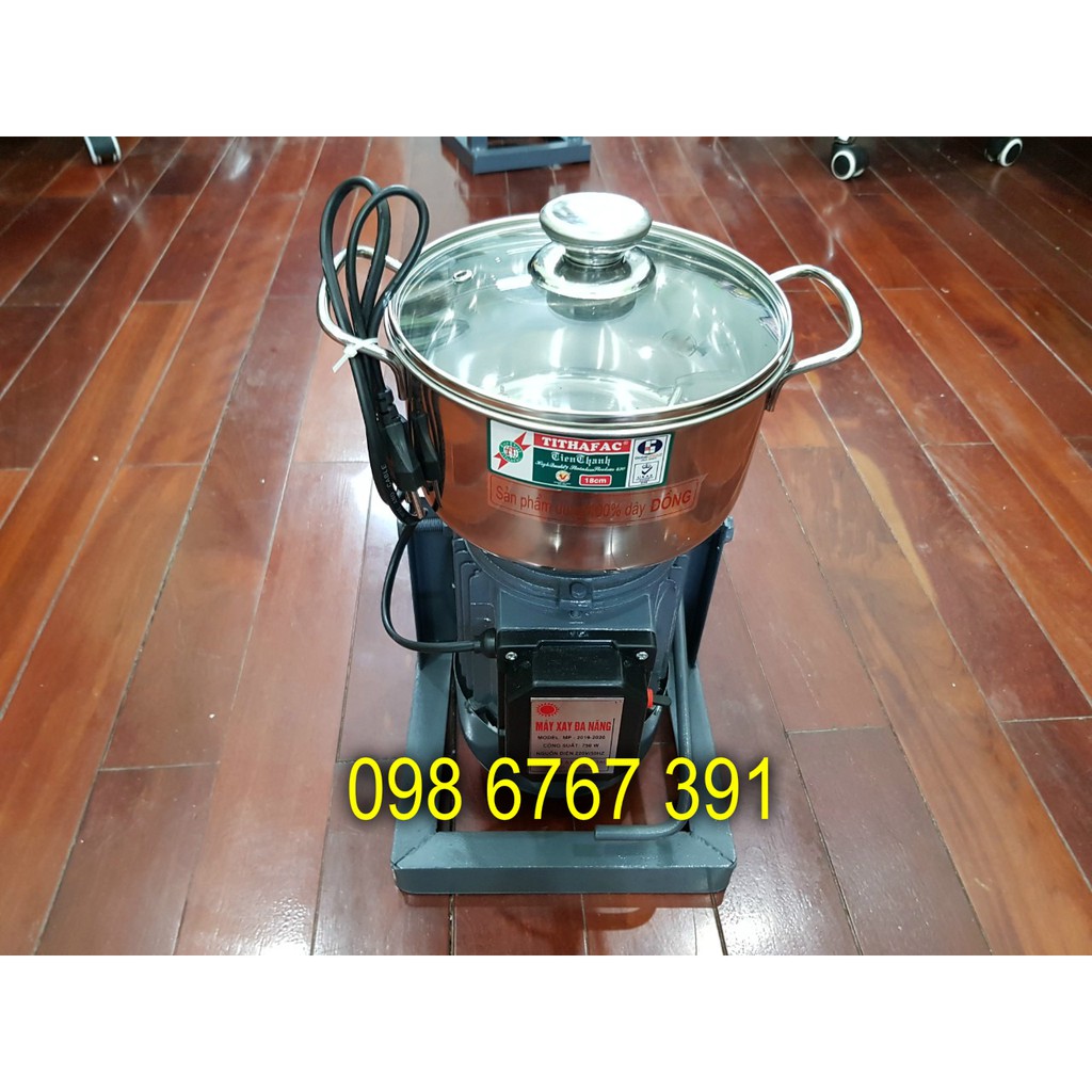 Máy xay thịt công nghiệp 750W (làm giò, chả, tỏi, ớt, cá, tôm, ...)