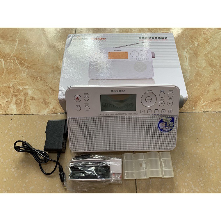 ĐÀI RADIO FM /SW1/SW2 KIÊM NGHE NHẠC USB MATESTAR RA-1 SIZE TO