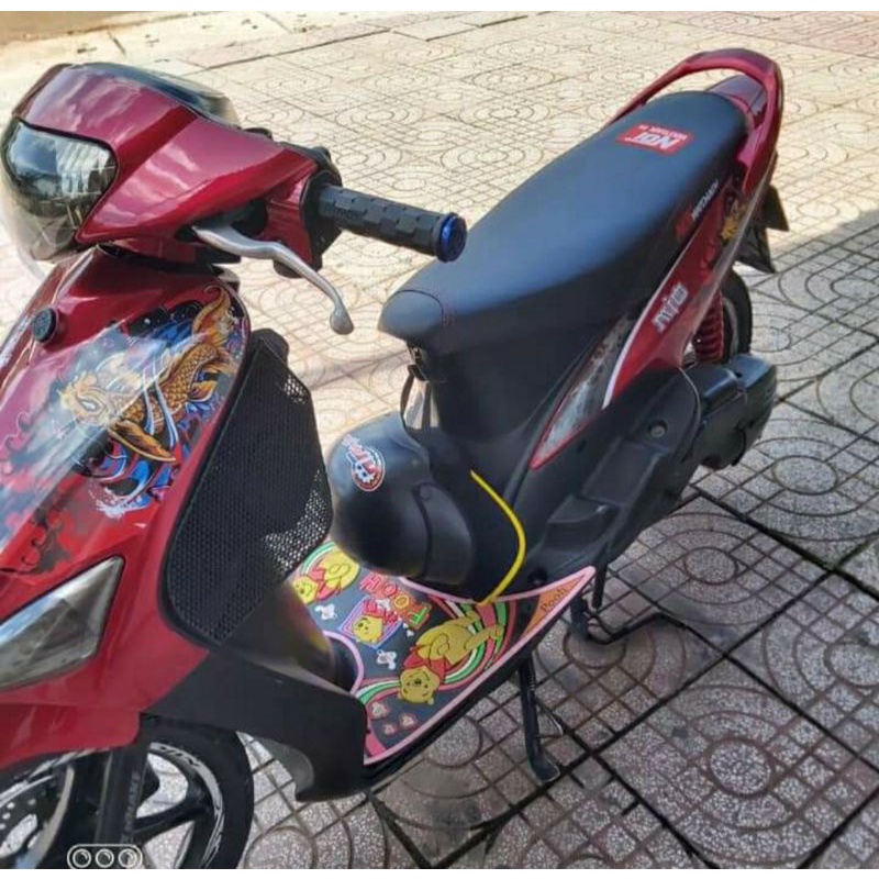 Tem Rời Mio Cá Chép Xe Đỏ - Tặng Logo