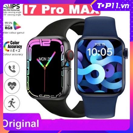 I7 PRO MAX Thể Thao Vòng Đeo Tay Smartwatch Bluetooth Cuộc Gọi Trái Tim Tỷ Lệ Màn Hình Thể Thao Tracker Thể Dục Dây Đeo Cổ Tay PK Y68 D20 116S