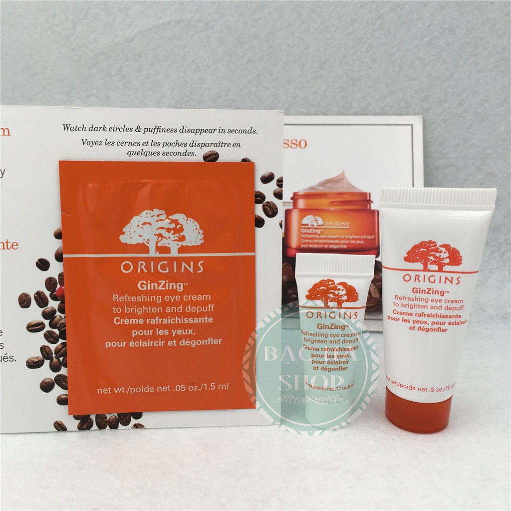 Origins Kem Mắt Chống Quần Thâm GinZing Refreshing Eye Cream To Brighten And Depuff 5ML | BigBuy360 - bigbuy360.vn