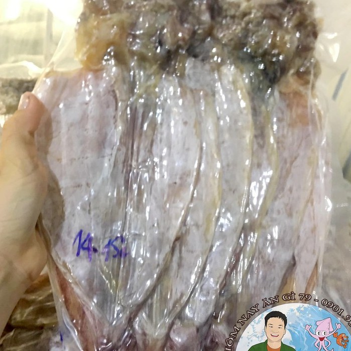 Khô Mực Cà Mau câu ghe (13con - 15 con / 1 kg)