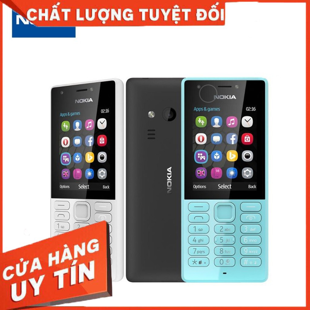 Điện thoại Nokia 216 Dual Sim Truy Cập Facebook Bảo Hành 12 Tháng