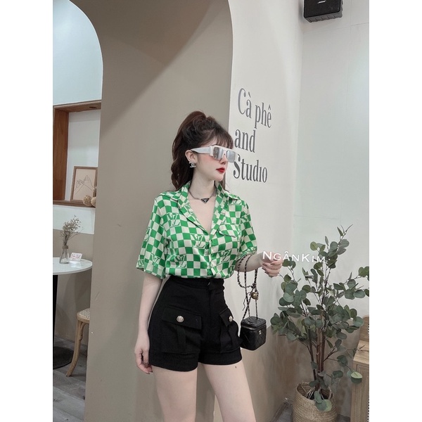 Áo sơ mi lụa thời trang