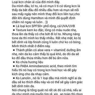 Kem chống nắng Hamilton Everyday Face