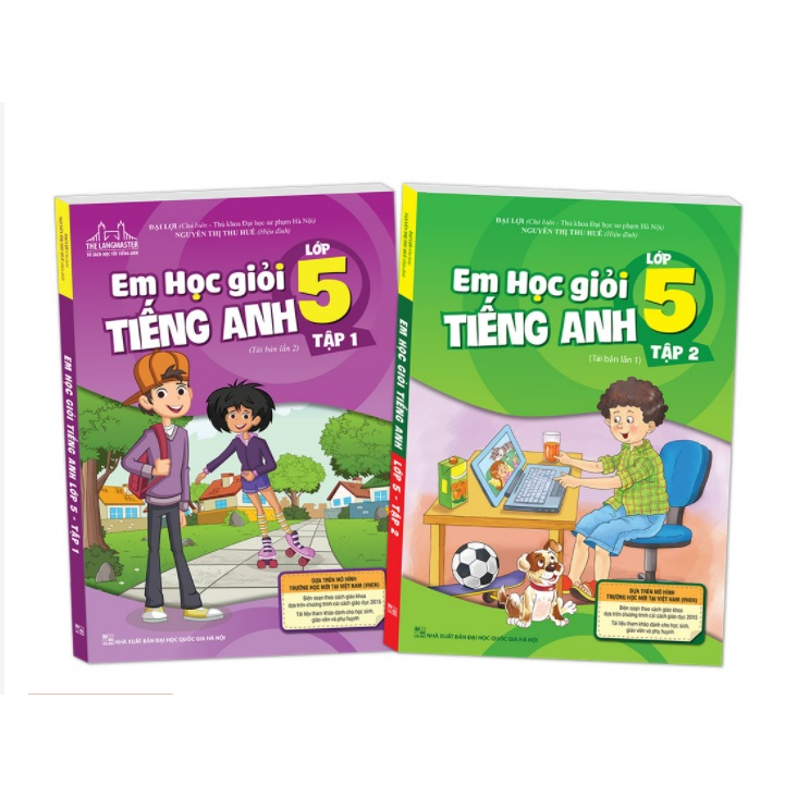 Sách - Combo Em học giỏi tiếng Anh lớp 5 (trọn bộ 2 tập)