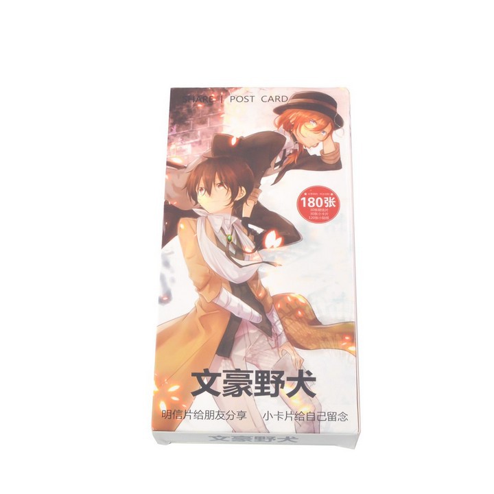 Hộp ảnh Postcard Bungou Stray Dogs Văn hào lưu lạc tập 620 có ảnh dán lomo postcard bưu thiếp anime chibi