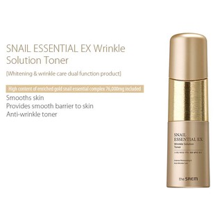 [THE SAEM] Snail Essential EX Wrinkle Solution Toner 150ml