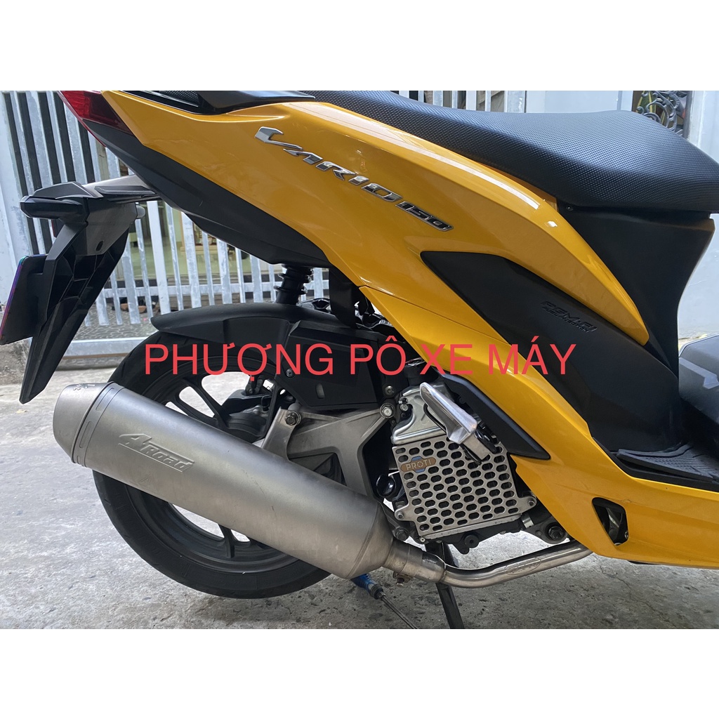 Bộ pát+cổ 4road inox 304 lắp cho pô 4road dành Vario17-20 / SHVN / AB 125-150 /Click thái