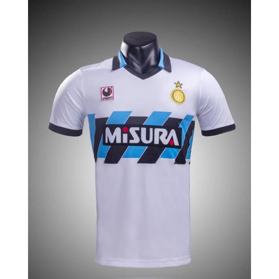 Áo đấu cổ điển chất lượng hàng đầu 07 / 08 88 / 90 92 / 93 94 / 95 04 / 05 Áo bóng đá Inter Áo sơ mi nam Áo bóng đá