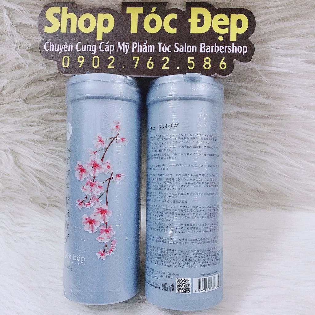 Bột tẩy tóc nhật bản Không Xót Da Đầu Màu Xanh 400g