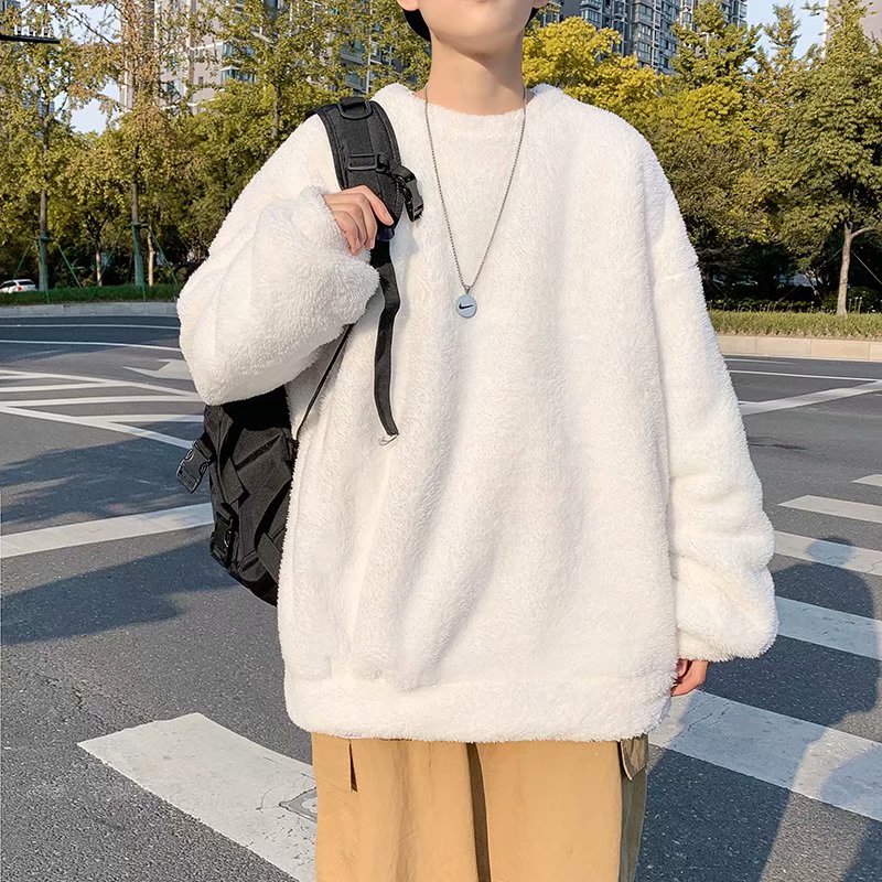 Long Sleeve Round Neck 2 Colors White Black Fashion 2020 Youth