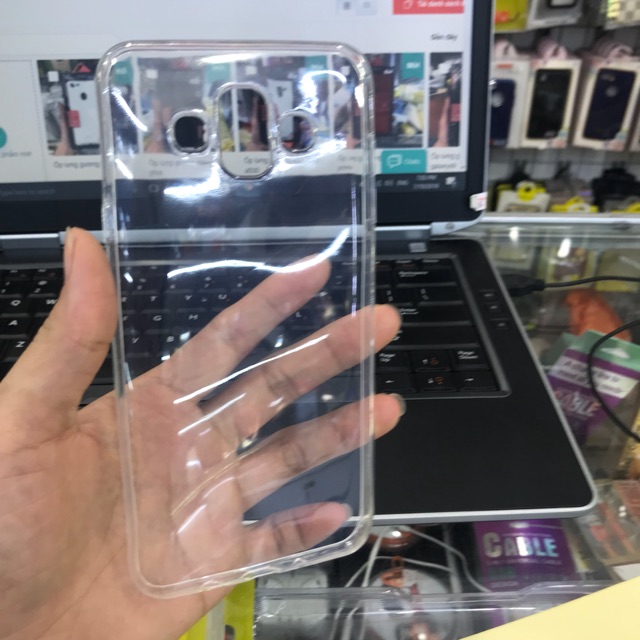 Ốp lưng silicon trong suốt samsung Galaxy J7 duos
