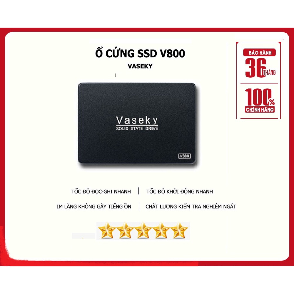 Ổ cứng SSD Vaseky 240GB/120GB V800 2.5 inch Bảo hành 3 năm | BigBuy360 - bigbuy360.vn
