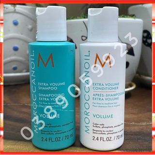 [Chính Hãng]🌺🌺Dầu gội xả tăng phồng Moroccanoil Extra Volume 70mlx2