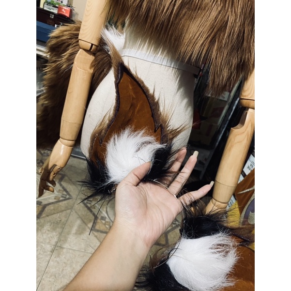 Tai cáo/đuôi cáo lông hoá trang cosplay