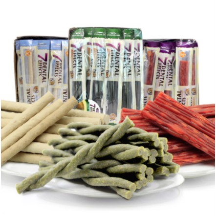 XƯƠNG GẶM, QUE THƯỞNG SẠCH RĂNG THƠM MIỆNG CHO CÚN CƯNG 7 DENTAL EFFECTS