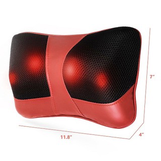Gối massage hồng ngoại 4 bi