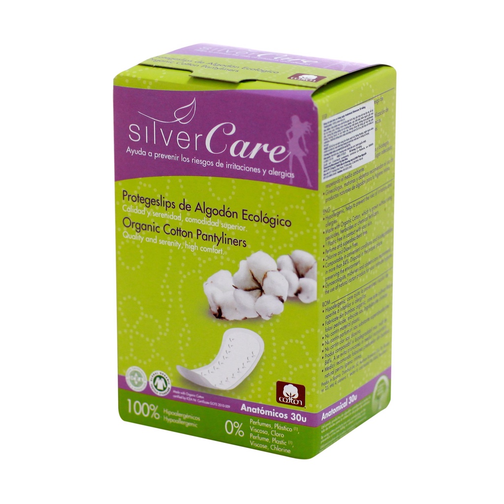 Băng vệ sinh hữu cơ hàng ngày Silvercare Organic Cotton Pantyliners