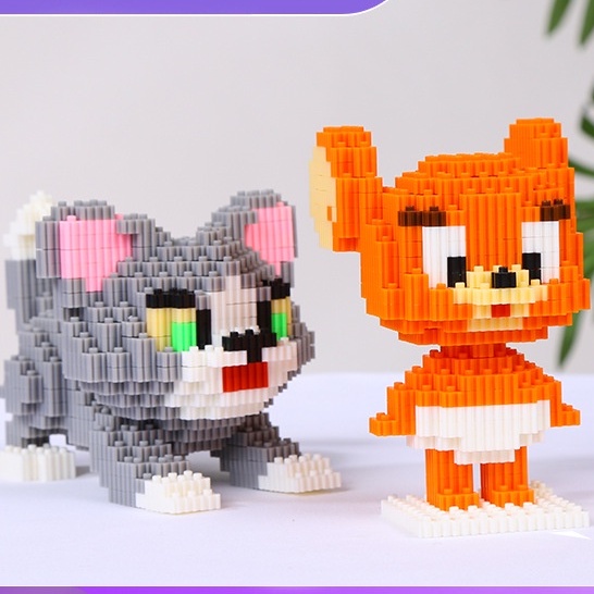 Bộ Đồ Chơi Lắp Ráp Mèo Và Chuột Vui Nhộn