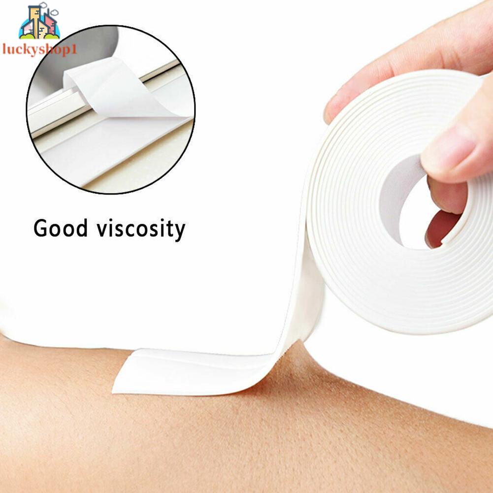 Dải Niêm Phong PVC Chống Thấm Nước Chống Nấm Mốc Kích Thước 2M * 22mm Dành Cho Nhà Tắm