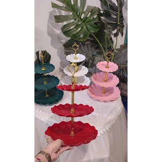 Khay bánh kẹo , khay đựng bánh kẹo 3 tầng , hàng loại 1