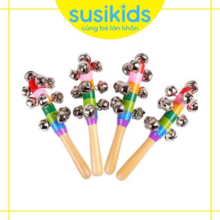 Đồ chơi trẻ em lục lạc nhôm cho bé giúp kích thích thính giác SUSIKIDS