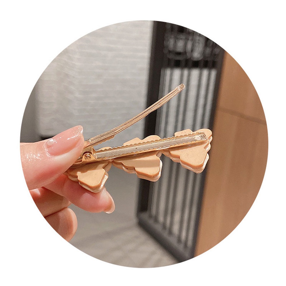 Kẹp Tóc Mỏ Vịt Hình Bánh Quy Hoạt Hình Phong Cách Hàn Quốc Cho Nữ