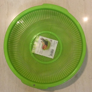 Rổ nhựa tròn Inomata (xanh lá)
