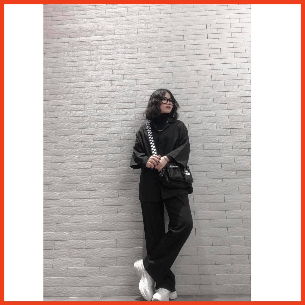 Túi đeo chéo ClownZ v4 thời trang nam nữ đi chơi đi du lich đen giá rẻ