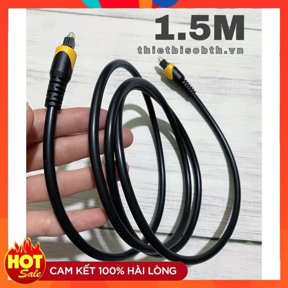 [Hàng Xịn] Dây Audio Quang sợi to 6.0 (Toslink, Optical) Dài 1,5M-Sản phẩm cao cấp
