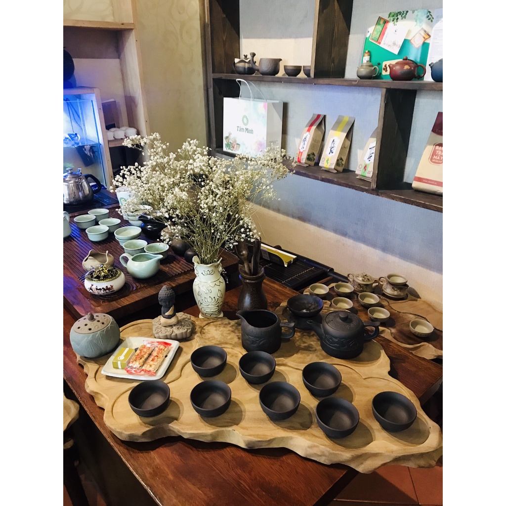 Khay Trà Gỗ Thịt