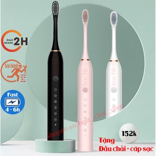 Bàn chải điện tự động đánh răng Sonic X3 bản nâng cấp tiếng Anh xuất khẩu châu Âu
