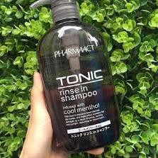 Dầu gội PHARMAACT Tonic 600mlCHÍNH HÃNG Giúp ngăn ngừa gầu và ngứa da đầu mà không làm khô tóc