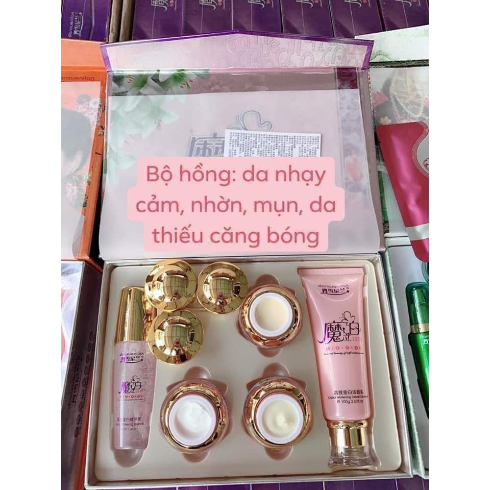 Bộ kem hoàng cung hồng chính hãng (dùng cho chị em nào da nám, tàn nhang nhạy cảm)