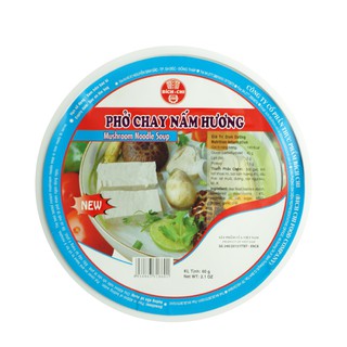 Phở chay nấm hương ăn liền Bích Chi (tô 60g)