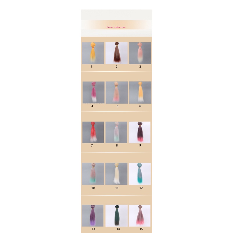 Tóc Giả Búp Bê bjd bjd bjd 1/3 1/4 1/6 15cm