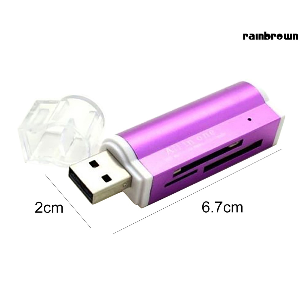 Mini USB 2.0 Multi-Function High Speed Micro-SD TF MMC SDHC Memory Card Reader /RXDN/