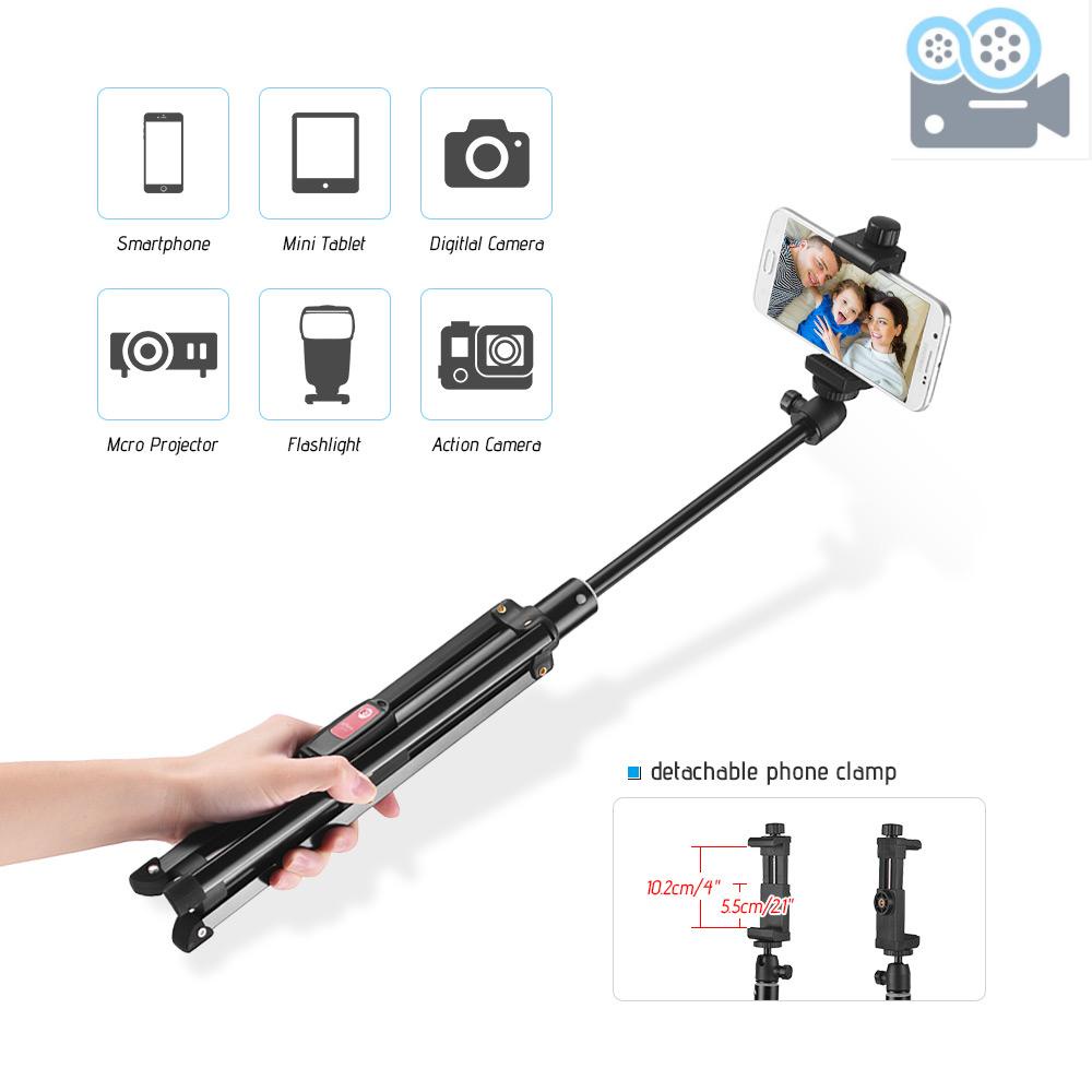 Gậy Tự Sướng 55inch Cho Iphone X 8 7 6 Plus Samsung Galaxy Note 8 / S8 For Gopro Hero 6 / 5 / 4 / 3 + Dslr