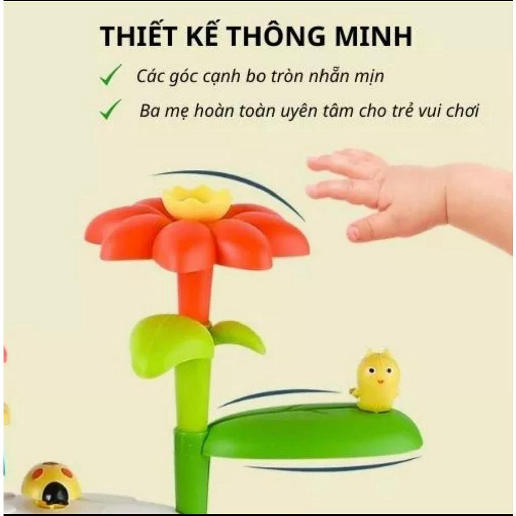 Đồ chơi lắp ghép vườn hoa 93 chi tiết cao cấp cho bé trai, gái. Đồ chơi lắp ráp trí tuệ sáng tạo cho trẻ 1 -6 tuổi