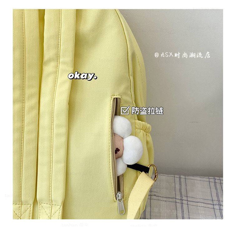 Ba lô đi học phong cách Hàn Quốc hợp thời trang cho nữ