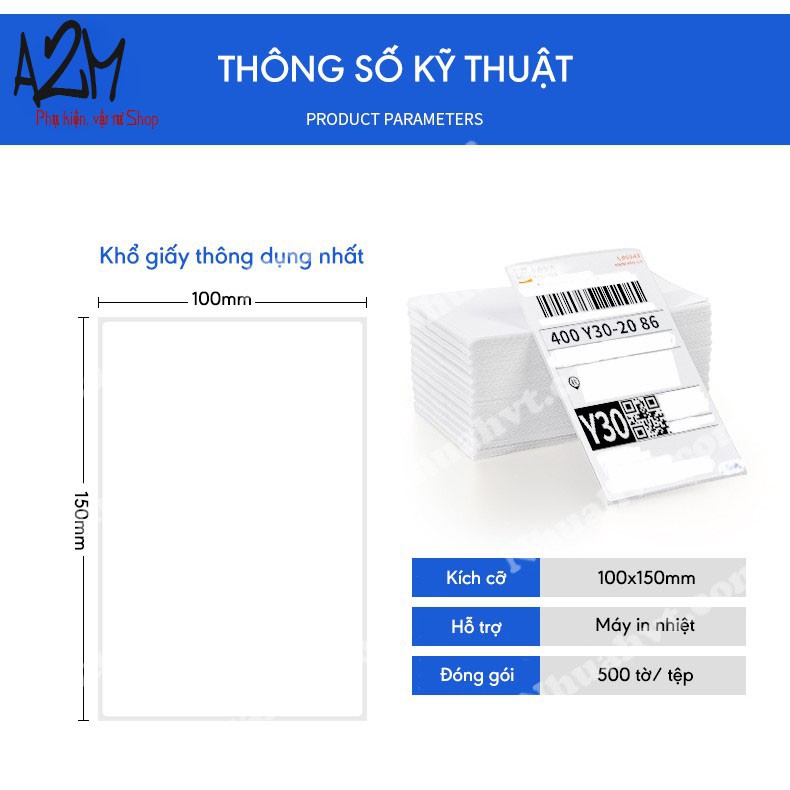 Giấy in nhiệt, giấy in đơn hàng tự dán