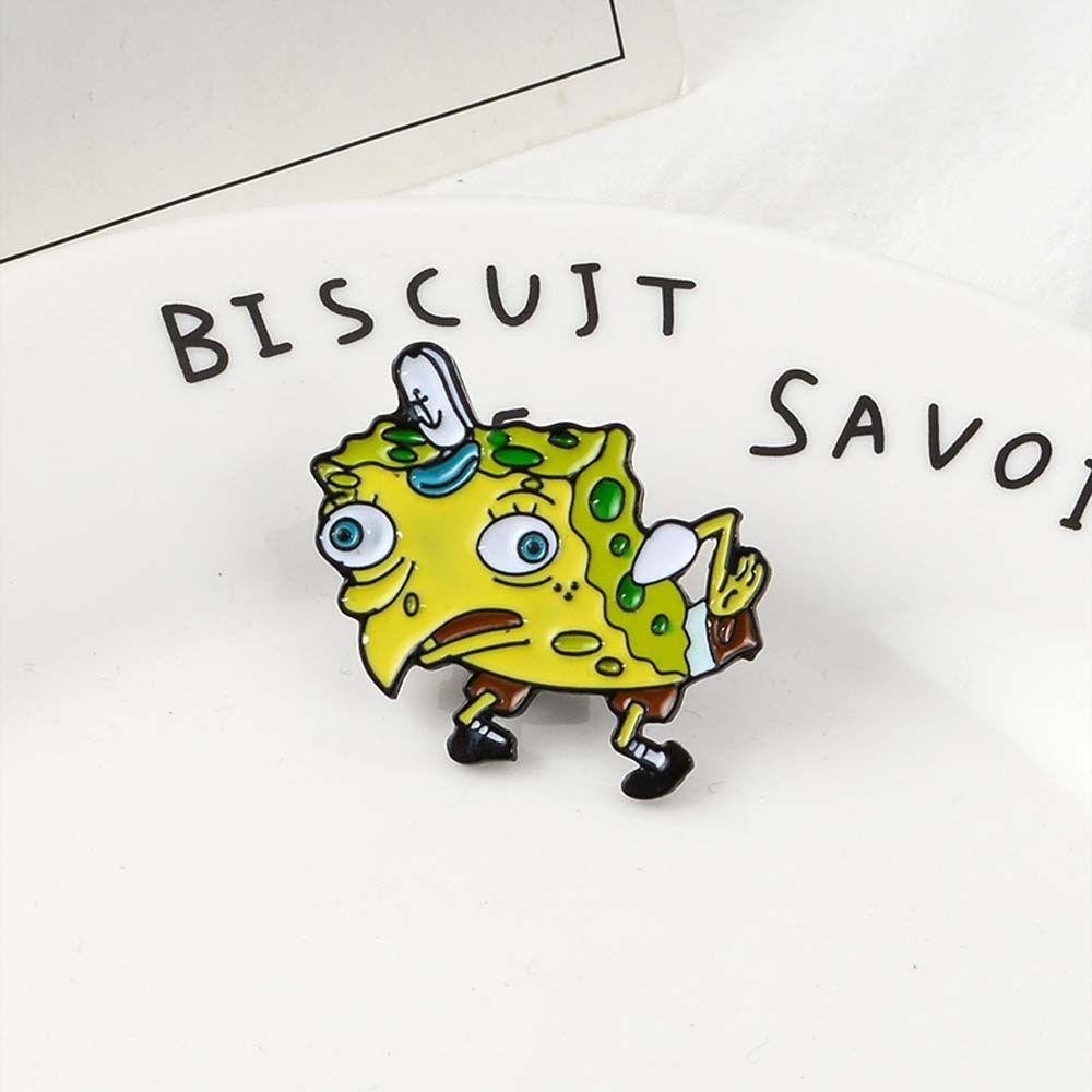 Mmluck Ghim Cài Ba Lô Tráng Men Hình SpongeBob / Ngôi Sao Patrick / SpongeBob Làm Quà Tặng Cho Bé Trai Và Bé Gái