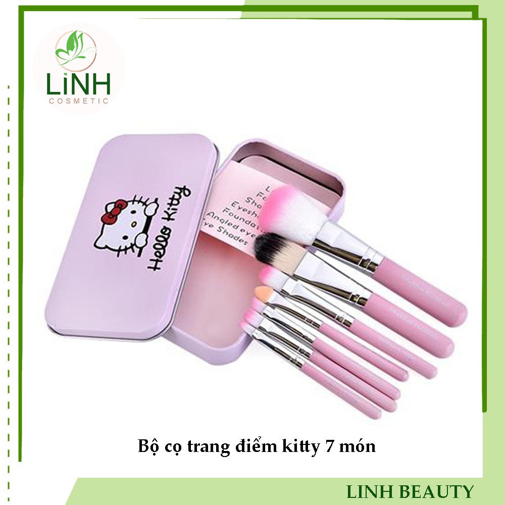 Bộ cọ trang điểm kitty 7 món