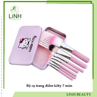 Bộ cọ trang điểm kitty 7 món